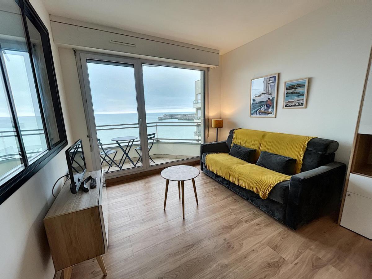 Charmant T2 En Front De Mer, 4 Pers., Ascenseur, Garage, Wi-Fi - Fr-1-361-383 Granville Luaran gambar