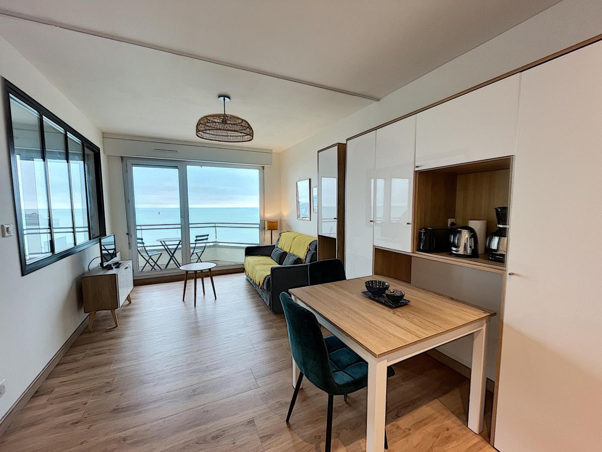 Charmant T2 En Front De Mer, 4 Pers., Ascenseur, Garage, Wi-Fi - Fr-1-361-383 Granville Luaran gambar